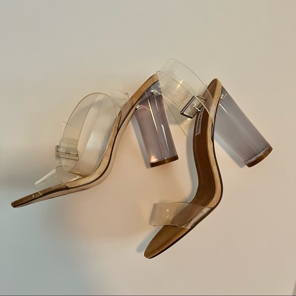 Steve Madden Clear Heels